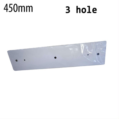 Flat Fit Ceiling Roses & Bars – 65 mm to 500 mm, Up to 9 Outlets - White, 500 mm 3 Outlet Bar, Single