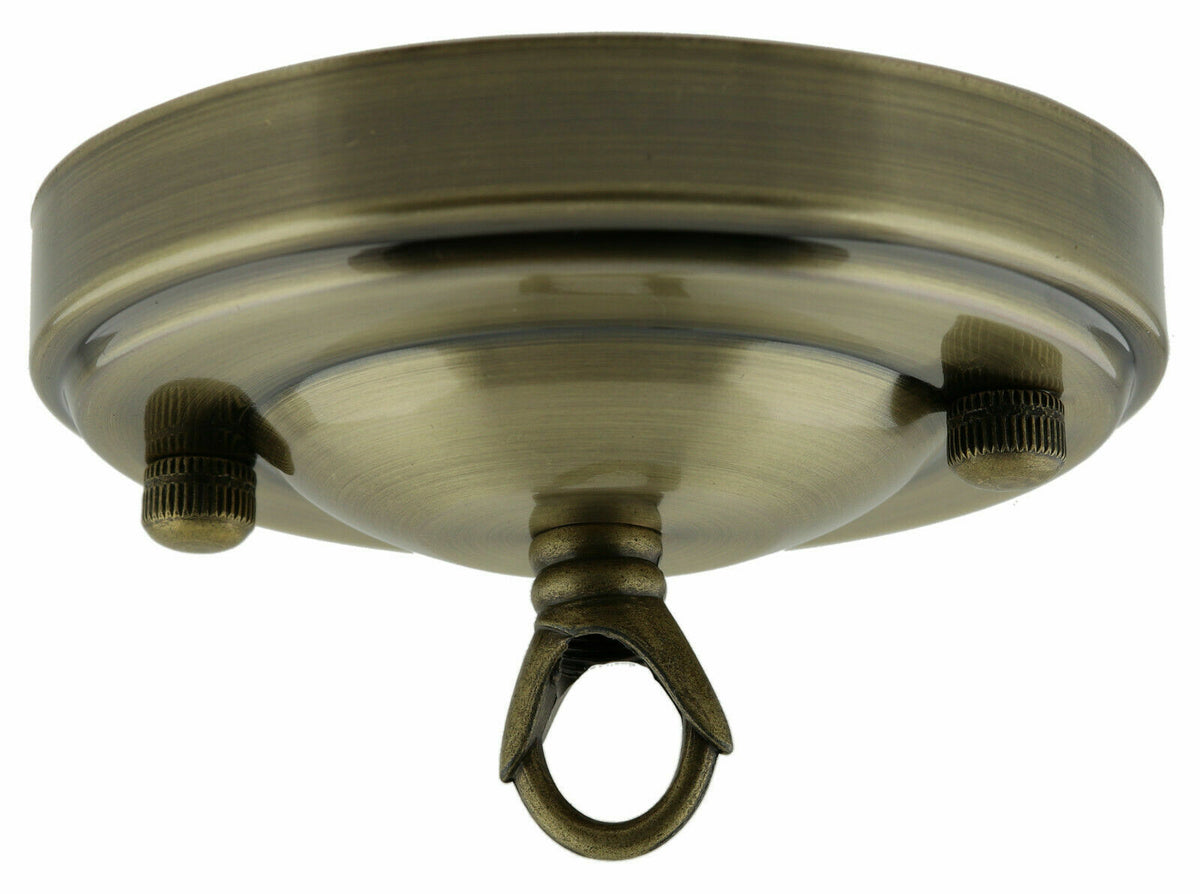 Flat-Fit Ceiling Rose with Hook – 5 Plate Styles, 8 Finishes - photo 18