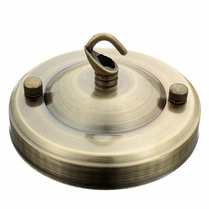 Flat-Fit Ceiling Rose with Hook – 5 Plate Styles, 8 Finishes - photo 25
