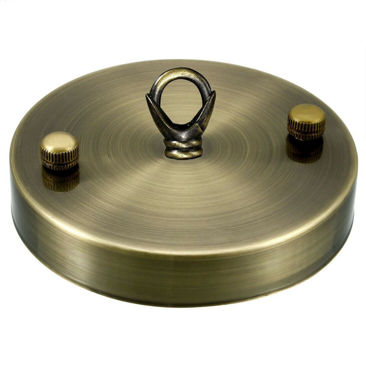 Flat-Fit Ceiling Rose with Hook – 5 Plate Styles, 8 Finishes - photo 9