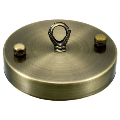 Flat-Fit Ceiling Rose with Hook – 5 Plate Styles, 8 Finishes - photo 9