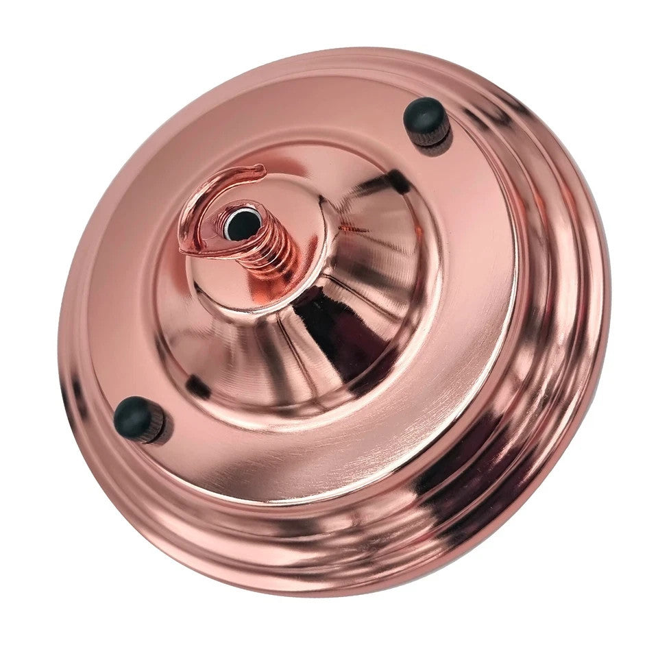 Flat-Fit Ceiling Rose with Hook – 5 Plate Styles, 8 Finishes - photo 29