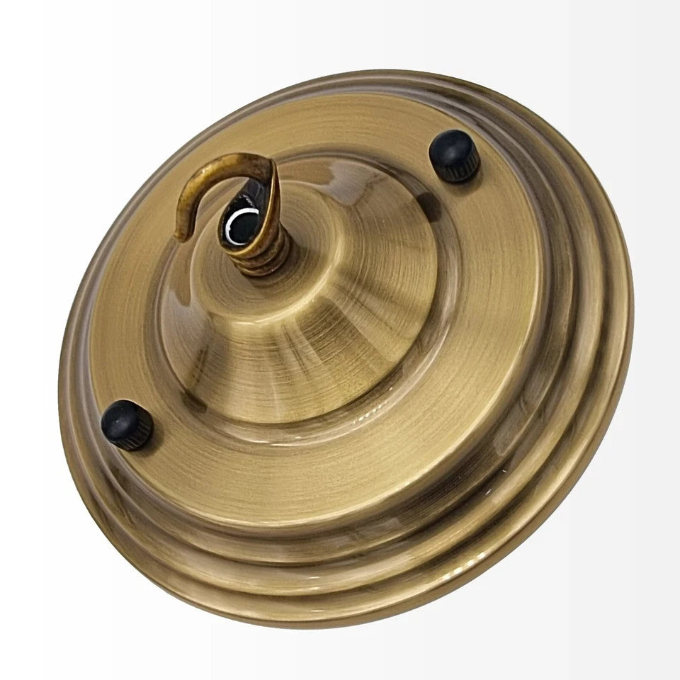 Flat-Fit Ceiling Rose with Hook – 5 Plate Styles, 8 Finishes - photo 27