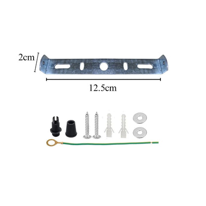 Ceiling Light Strap Bracket with Fixing Kit – 40 to 295 mm - 125 mm, Standard, Single