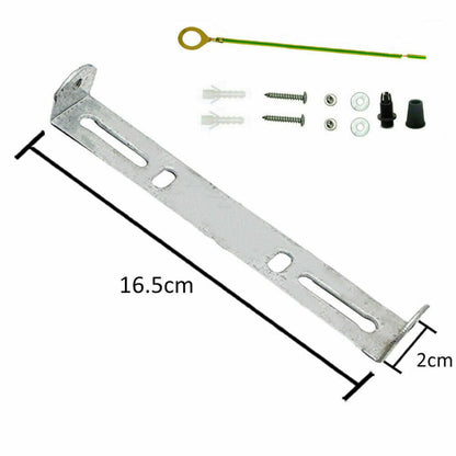 Ceiling Light Strap Bracket with Fixing Kit – 40 to 295 mm - 165 mm, Standard, Single