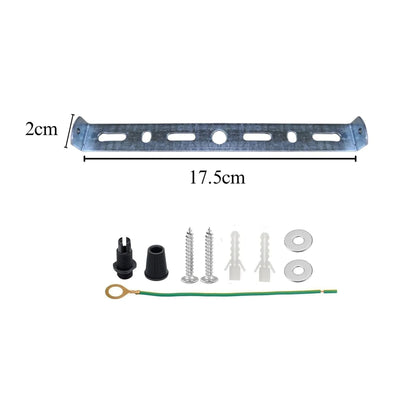Ceiling Light Strap Bracket with Fixing Kit – 40 to 295 mm - 175 mm, Standard, Single