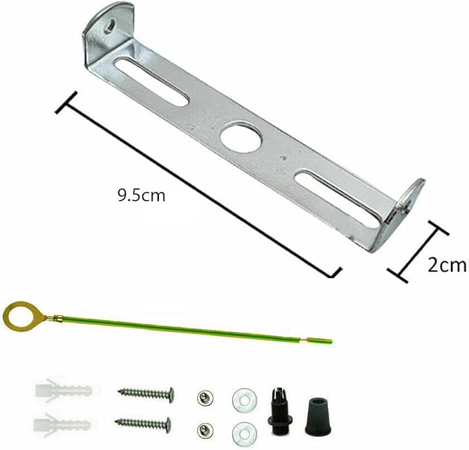 Ceiling Light Strap Bracket with Fixing Kit – 40 to 295 mm - 95 mm, Standard, Single