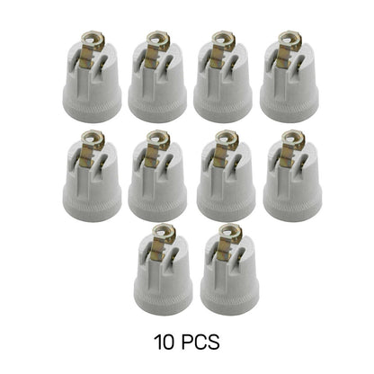 Ceramic E27 Bulb Holder with Top Bracket – 40 x 50 mm - photo 6