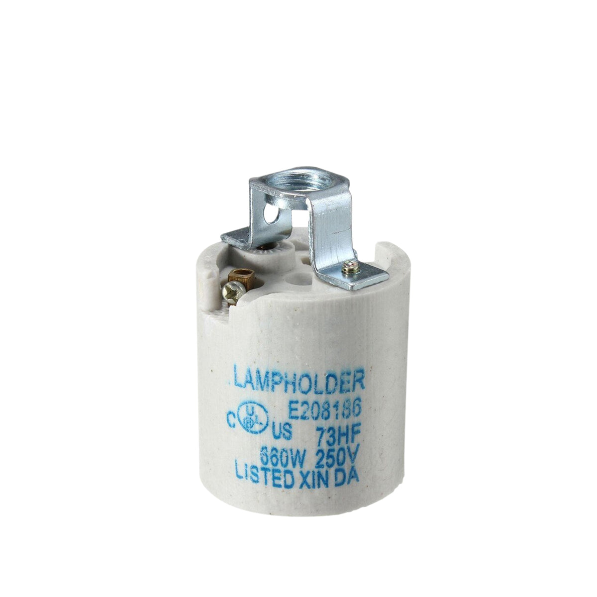 Ceramic E27 Lamp Holder for Pendants – 660W 250V, 3.5 x 5 cm - photo 3