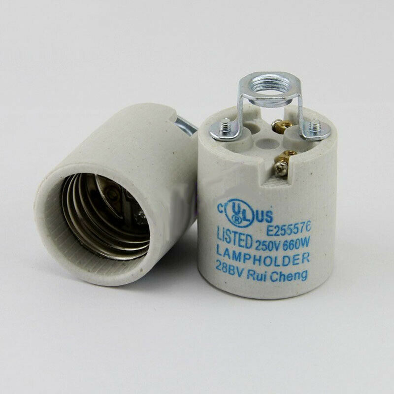 Ceramic E27 Lamp Holder for Pendants – 660W 250V, 3.5 x 5 cm - photo 4