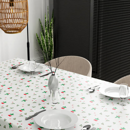 Christmas Tablecloth – Red Bows, Holly or Bells Print, 2 Sizes - photo 11