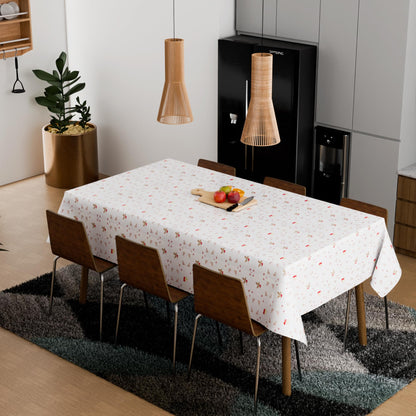 Christmas Tablecloth – Red Bows, Holly or Bells Print, 2 Sizes - photo 3