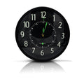 Classic Black Round Wall Clock – Black Dial, Easy-Read Numbers