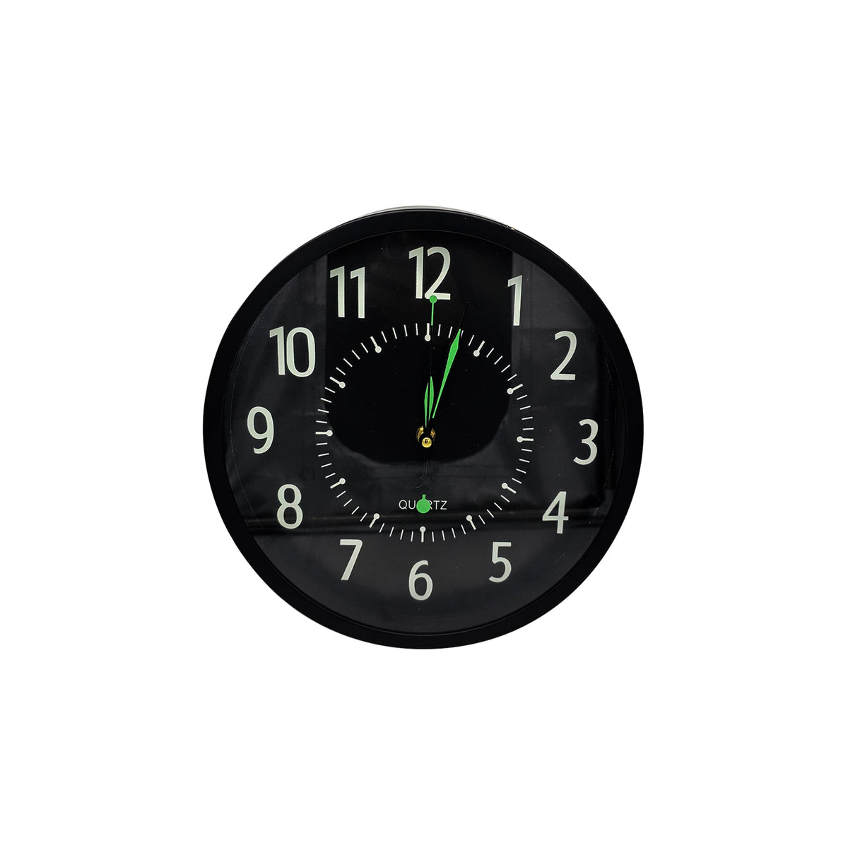 Classic Black Round Wall Clock – Black Dial, Easy-Read Numbers - photo 6