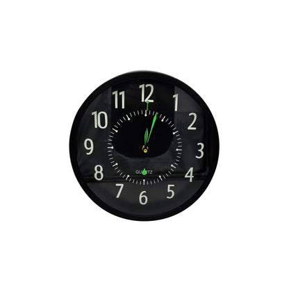 Classic Black Round Wall Clock – Black Dial, Easy-Read Numbers - photo 6