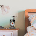Trumpet Alarm Clock – Retro Instrument Design, Brushed Brass or Chrome