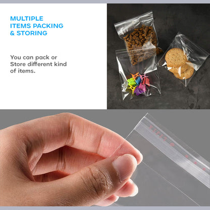 Clear Self-Seal Cellophane Bags – 6 Sizes, Packs of 10, 500 or 1000 - photo 5