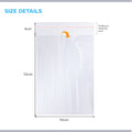 Clear Self-Seal Cellophane Bags – 6 Sizes, Packs of 200 or 300 - Pack of 300, 10 x 16 cm