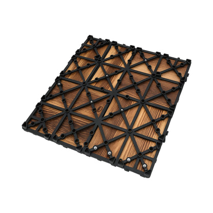 Acacia Wood Interlocking Deck Tiles – 30 x 30 cm, Packs of 9 or 16 - photo 3