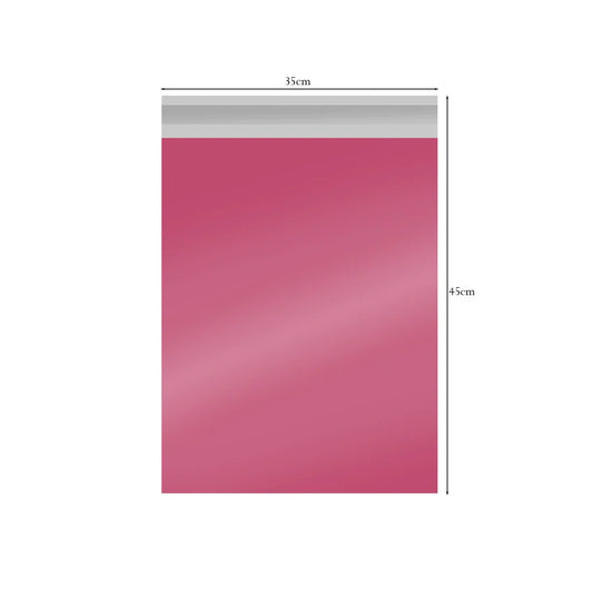 Pink, Purple or White Mailing Bags 35 x 45 cm – Packs of 50 to 1000 - Pink, Pack of 50, 35 x 45 cm