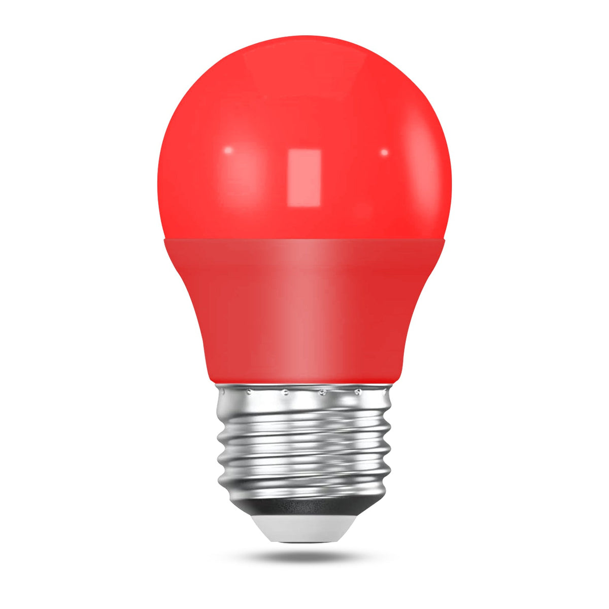Coloured LED Golf Ball Bulbs E27 4W - Red