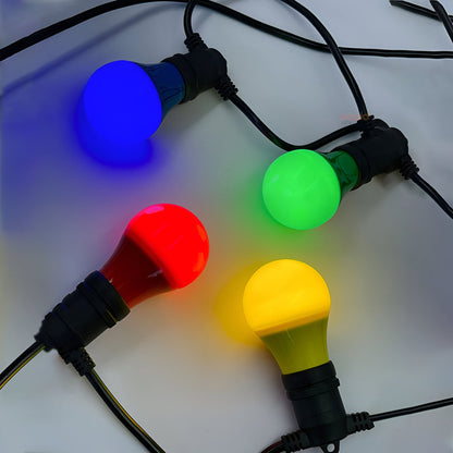 Coloured LED Golf Ball Bulbs E27 4W
