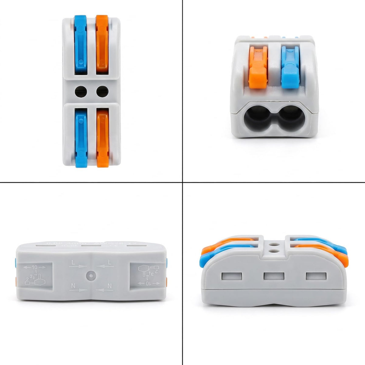 Reusable Lever Wire Connectors – Inline & Splitter, 32A - photo 15