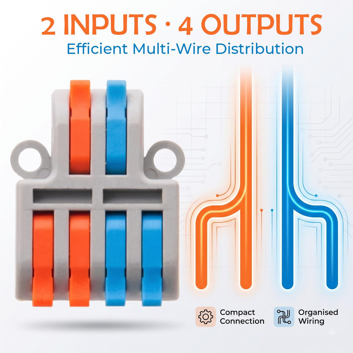 Reusable Lever Wire Connectors – Inline & Splitter, 32A - photo 17