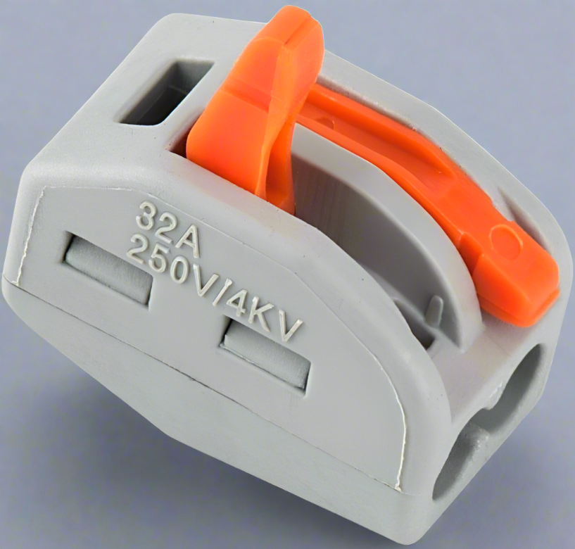 Compact Lever Wire Connectors 32A – 2, 3 & 5 Way, Grey - photo 3