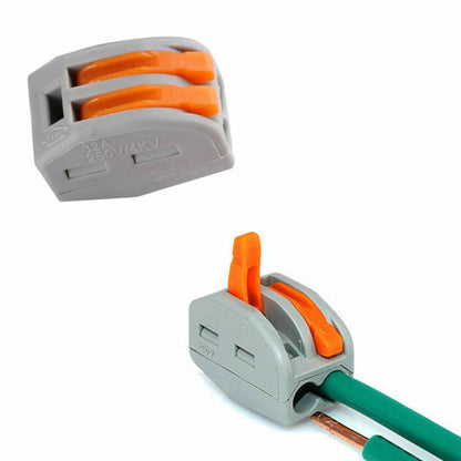 Compact Lever Wire Connectors 32A – 2, 3 & 5 Way, Grey - photo 4