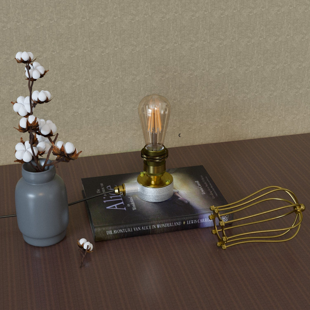 Conduit Pipe Table Lamp Kit with Dimmer Switch - photo 7