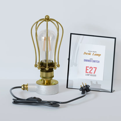 Conduit Pipe Table Lamp Kit with Dimmer Switch - Without Bulb