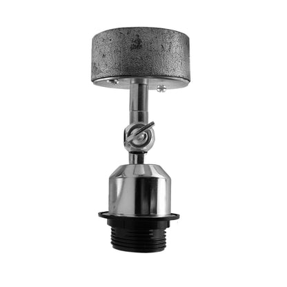 Conduit Box Wall Light – Galvanised, E27, Short Arm Holder - photo 10