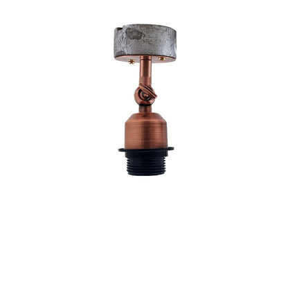 Conduit Box Wall Light – Galvanised, E27, Short Arm Holder - photo 14