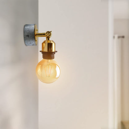 Conduit Box Wall Light – Galvanised, E27, Short Arm Holder - photo 17