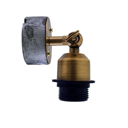 Conduit Box Wall Light – Galvanised, E27, Short Arm Holder - photo 19
