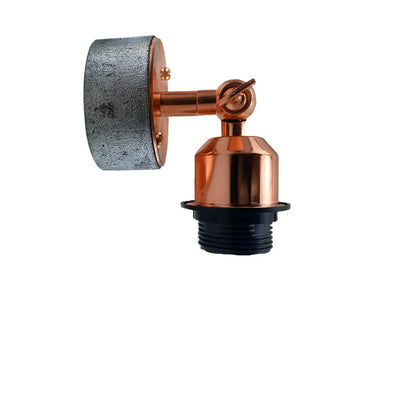 Conduit Box Wall Light – Galvanised, E27, Short Arm Holder - photo 22