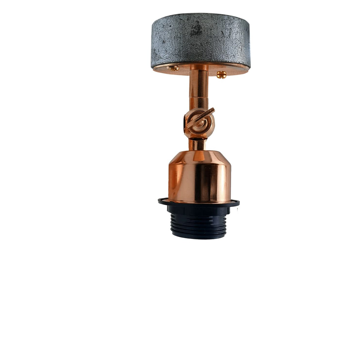 Conduit Box Wall Light – Galvanised, E27, Short Arm Holder - photo 23