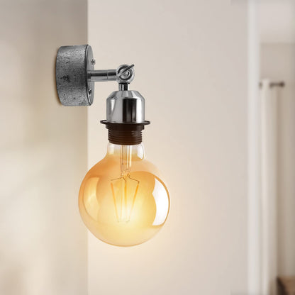 Conduit Box Wall Light – Galvanised, E27, Short Arm Holder - photo 8