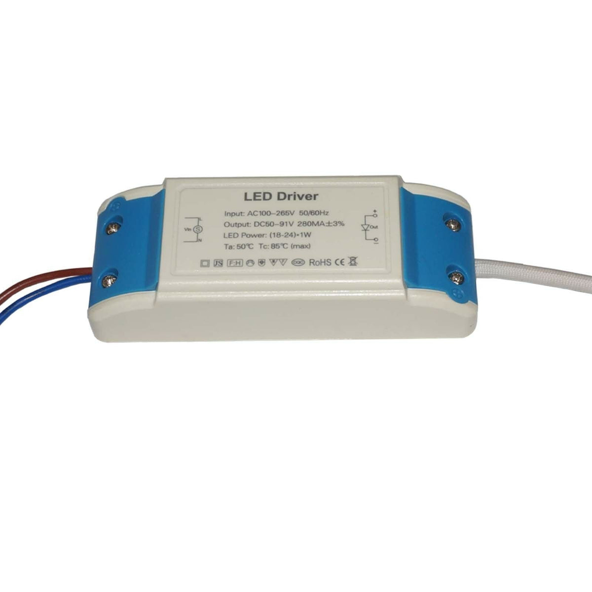 Constant Current LED Driver 280mA – 3W to 24W - 18W, Single