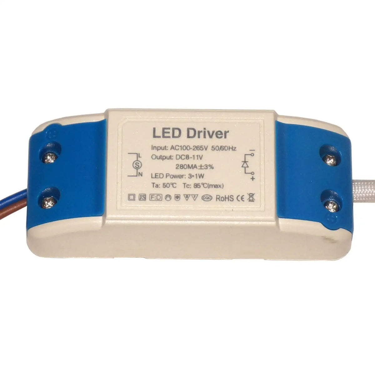 Constant Current LED Driver 280mA – 3W to 24W - 3W, Single