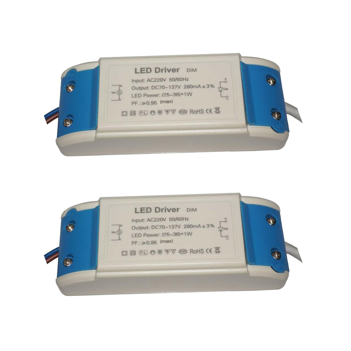 Constant Current LED Driver 280mA – 3W to 24W