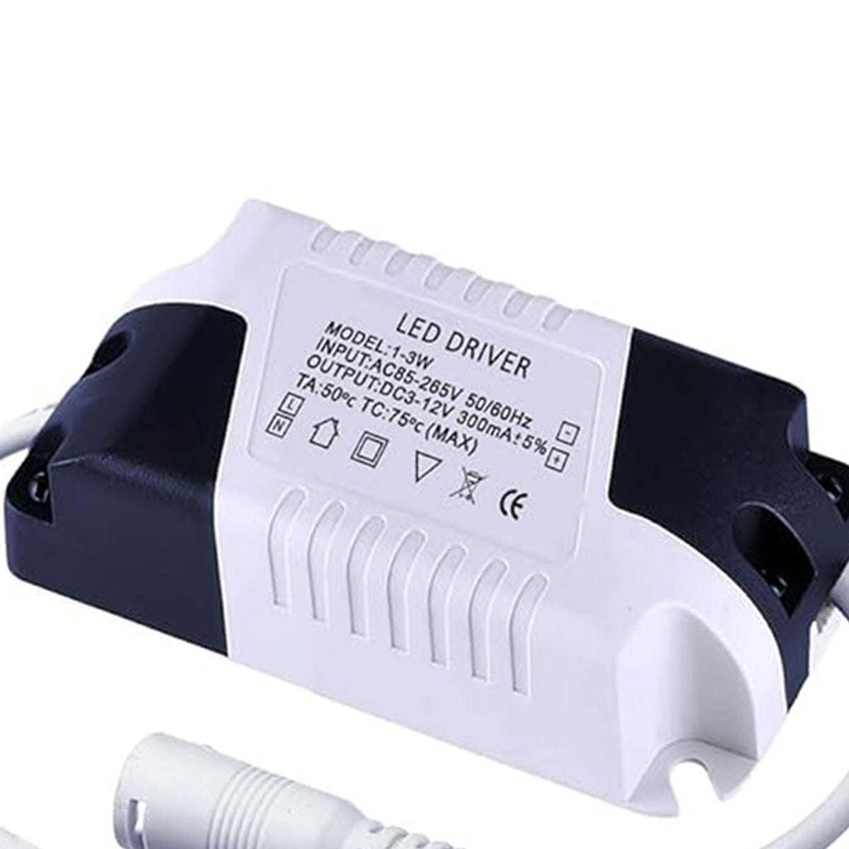 Constant Current LED Driver 300mA to 1000mA – 3W to 50W - 3W 300mA, Single