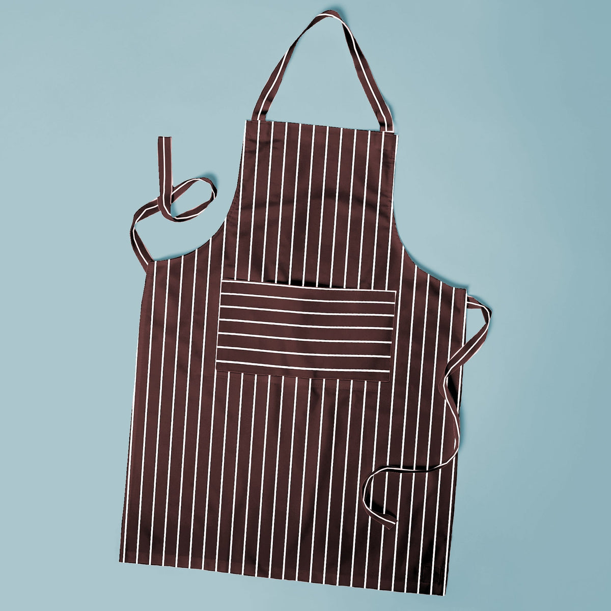 Striped Cotton Bib Aprons, Pack of 2 – London, Bonjour or Brown Pinstripe - photo 10