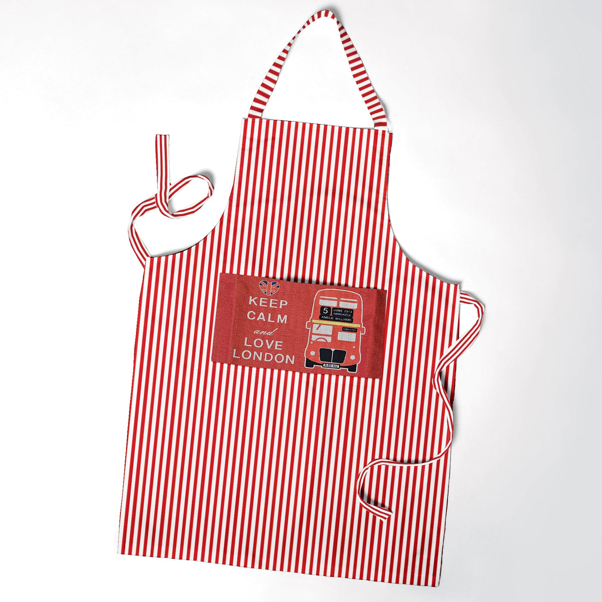Striped Cotton Bib Aprons, Pack of 2 – London, Bonjour or Brown Pinstripe - photo 12