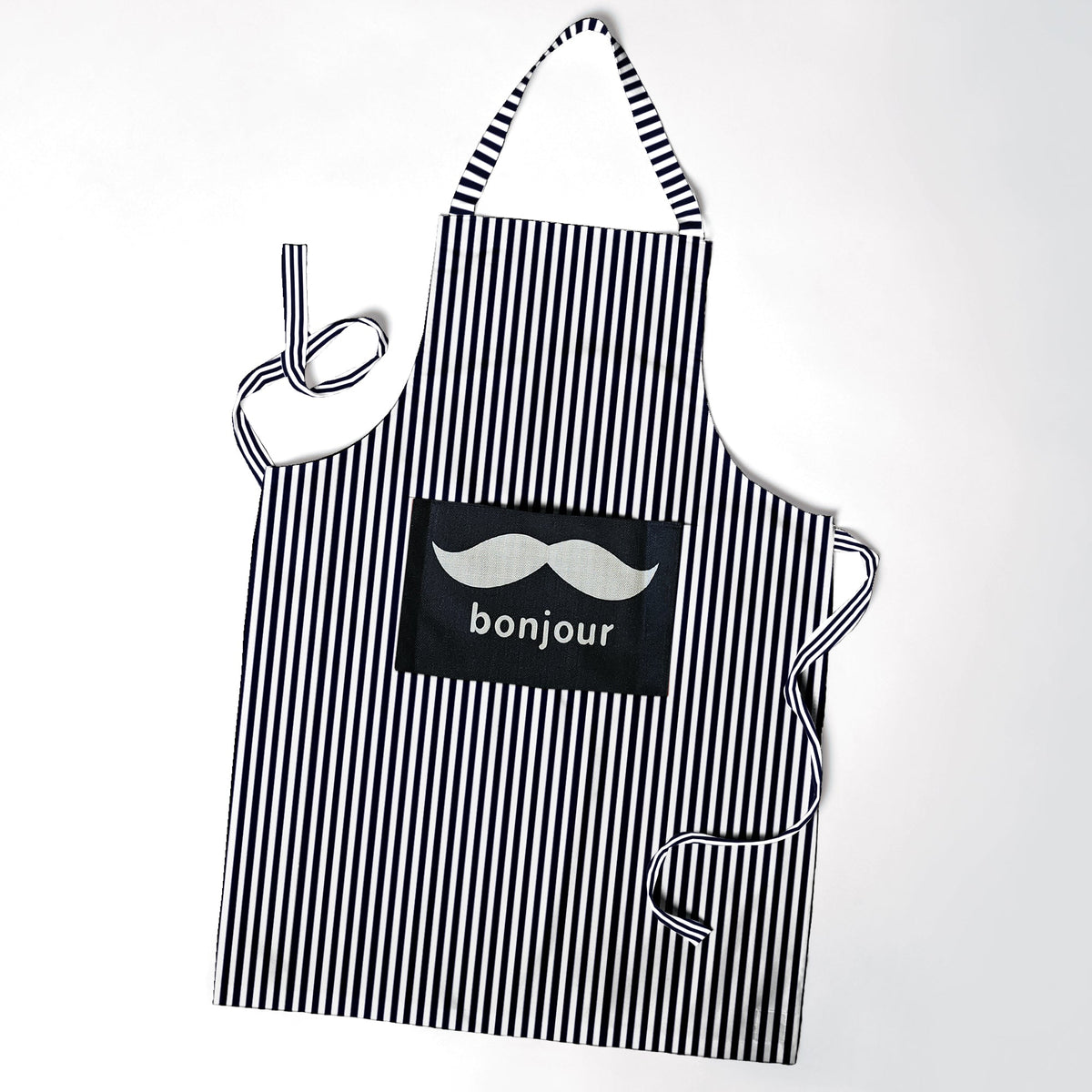 Striped Cotton Bib Aprons, Pack of 2 – London, Bonjour or Brown Pinstripe - photo 13