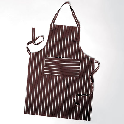 Striped Cotton Bib Aprons, Pack of 2 – London, Bonjour or Brown Pinstripe - photo 15