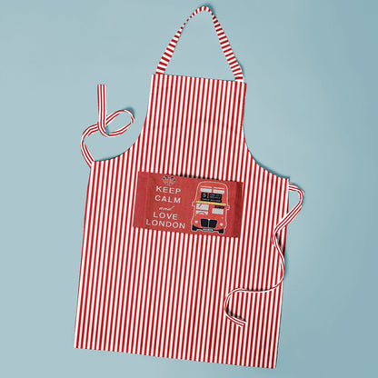 Striped Cotton Bib Aprons, Pack of 2 – London, Bonjour or Brown Pinstripe - photo 3