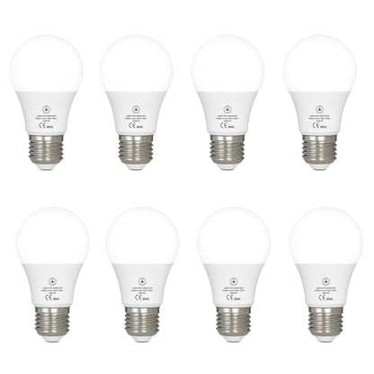 Cool White LED GLS Bulbs 6500K – A55, A60, A65, A95 & T75 - A60H 9W, E27, Pack of 10
