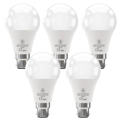 Cool White LED GLS Bulbs 6500K – A55, A60, A65, A95 & T75 - A65H 15W, B22, Pack of 5